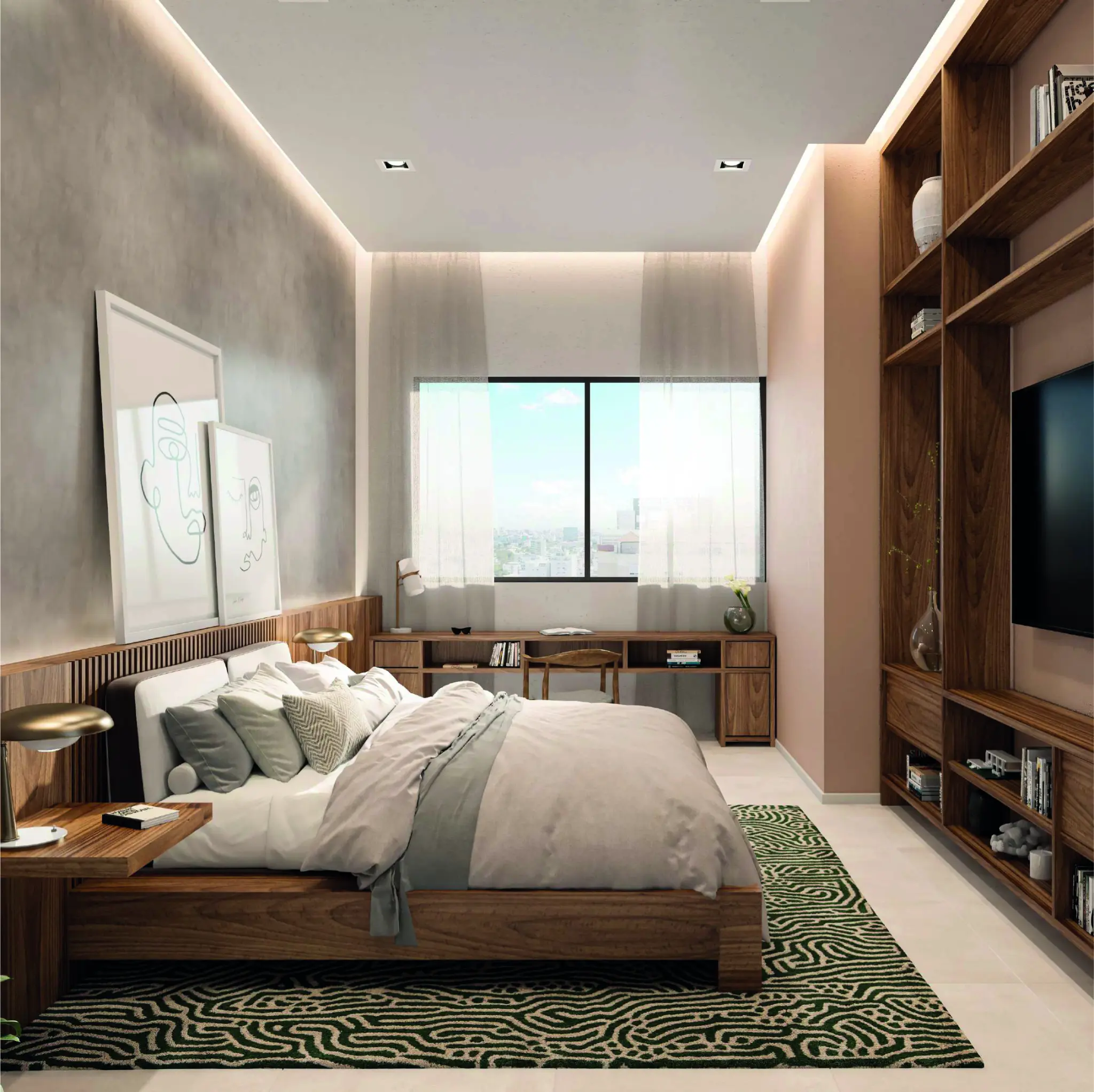 Apartamento 2 habitaciones Arpel 10